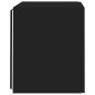 vidaXL Muebles de TV de pared con luces LED 2 uds negro 40,5x35x40 cm