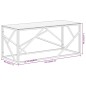 vidaXL Mesa de centro dorada acero inoxidable y vidrio templado vidaXL Mesa de centro dorada acero inoxidable y vidrio templado