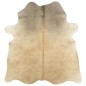vidaXL Alfombra de piel de vaca auténtica beige 180x220 cm vidaXL Alfombra de piel de vaca auténtica beige 180x220 cm