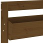vidaXL Jardinera pared 3 niveles madera pino marrón miel 60x18,5x110cm vidaXL Jardinera pared 3 niveles madera pino marrón miel 60x18,5x110cm