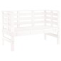 vidaXL Banco de jardín madera maciza de pino blanco 111,5x53x71 cm vidaXL Banco de jardín madera maciza de pino blanco 111,5x53x71 cm