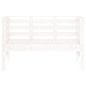 vidaXL Banco de jardín madera maciza de pino blanco 111,5x53x71 cm vidaXL Banco de jardín madera maciza de pino blanco 111,5x53x71 cm