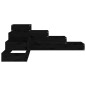 vidaXL Jardinera de 4 niveles madera maciza pino negra 106x104,5x36 cm vidaXL Jardinera de 4 niveles madera maciza pino negra 106x104,5x36 cm
