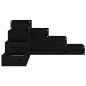 vidaXL Jardinera 4 niveles madera maciza de pino negra 80,5x79x36 cm vidaXL Jardinera 4 niveles madera maciza de pino negra 80,5x79x36 cm