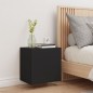 vidaXL Mueble de TV de pared madera de ingeniería negro 40,5x30x40 cm vidaXL Mueble de TV de pared madera de ingeniería negro 40,5x30x40 cm
