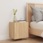vidaXL Mueble TV de pared madera ingeniería roble Sonoma 40,5x30x40 cm vidaXL Mueble TV de pared madera ingeniería roble Sonoma 40,5x30x40 cm