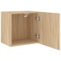 vidaXL Mueble TV de pared madera ingeniería roble Sonoma 40,5x30x40 cm vidaXL Mueble TV de pared madera ingeniería roble Sonoma 40,5x30x40 cm