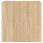 vidaXL Mueble TV de pared madera ingeniería roble Sonoma 40,5x30x40 cm vidaXL Mueble TV de pared madera ingeniería roble Sonoma 40,5x30x40 cm