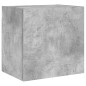 vidaXL Mueble TV de pared madera ingeniería gris hormigón 40,5x30x40cm
