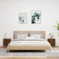 vidaXL Muebles de TV de pared 2 uds madera marrón roble 40,5x30x40 cm