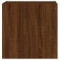 vidaXL Muebles de TV de pared 2 uds madera marrón roble 40,5x30x40 cm