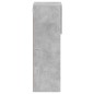 vidaXL Muebles de TV con luces LED 2 uds gris hormigón 30,5x30x90 cm vidaXL Muebles de TV con luces LED 2 uds gris hormigón 30,5x30x90 cm