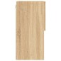 vidaXL Muebles de TV con luces LED 2 uds roble Sonoma 40,5x30x60 cm