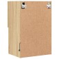 vidaXL Muebles de TV con luces LED 2 uds roble Sonoma 40,5x30x60 cm