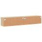 vidaXL Muebles de TV con luces LED 2 uds roble Sonoma 80x30x30 cm