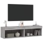 vidaXL Mueble de TV con luces LED gris Sonoma 60x30x30 cm