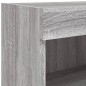 vidaXL Mueble de TV con luces LED gris Sonoma 60x30x30 cm