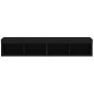 vidaXL Muebles de TV con luces LED 2 uds negro 80x30x30 cm vidaXL Muebles de TV con luces LED 2 uds negro 80x30x30 cm
