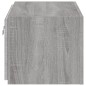 vidaXL Mueble de TV de pared con luces LED gris Sonoma 60x35x31 cm vidaXL Mueble de TV de pared con luces LED gris Sonoma 60x35x31 cm