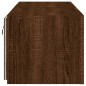 vidaXL Muebles de TV de pared luces LED 2 uds marrón roble 60x35x31 cm vidaXL Muebles de TV de pared luces LED 2 uds marrón roble 60x35x31 cm