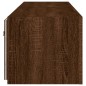 vidaXL Muebles TV de pared luces LED 2 uds marrón roble 80x35x31 cm vidaXL Muebles TV de pared luces LED 2 uds marrón roble 80x35x31 cm