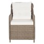 vidaXL Juego de comedor para jardín 5 piezas marrón vidaXL Juego de comedor para jardín 5 piezas marrón