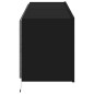 vidaXL Muebles de TV de pared con luces LED 2 uds negro 60x35x41 cm 
