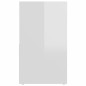 vidaXL Mueble de TV madera contrachapada blanco brillante 149x30x52 cm vidaXL Mueble de TV madera contrachapada blanco brillante 149x30x52 cm