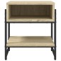 vidaXL Mesa de centro madera de ingeniería roble Sonoma 40x40x45 cm vidaXL Mesa de centro madera de ingeniería roble Sonoma 40x40x45 cm