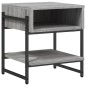 vidaXL Mesa de centro madera de ingeniería gris Sonoma 40x40x45 cm