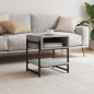 vidaXL Mesa de centro madera de ingeniería gris Sonoma 40x40x45 cm