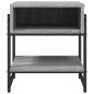 vidaXL Mesa de centro madera de ingeniería gris Sonoma 40x40x45 cm