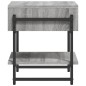 vidaXL Mesa de centro madera de ingeniería gris Sonoma 40x40x45 cm