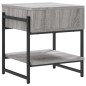 vidaXL Mesa de centro madera de ingeniería gris Sonoma 40x40x45 cm