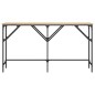 vidaXL Mesa consola madera de ingeniería roble Sonoma 140x29x75 cm