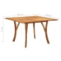 vidaXL Juego de comedor para jardín 5 piezas gris vidaXL Juego de comedor para jardín 5 piezas gris
