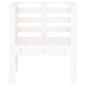 vidaXL Sillas de jardín 2 uds madera maciza pino blanco 61,5x53x71 cm