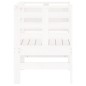 vidaXL Sillas de jardín 2 uds madera maciza pino blanco 61,5x53x71 cm