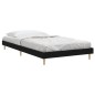 vidaXL Estructura de cama madera contrachapada negra 90x190 cm vidaXL Estructura de cama madera contrachapada negra 90x190 cm