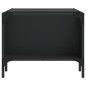 vidaXL Mesa de centro con estante madera ingeniería negro 100x51x40 cm vidaXL Mesa de centro con estante madera ingeniería negro 100x51x40 cm