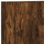 vidaXL Muebles de TV de pared 4 pzas madera ingeniería roble ahumado vidaXL Muebles de TV de pared 4 pzas madera ingeniería roble ahumado