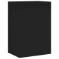 vidaXL Muebles de TV de pared 6 piezas madera de ingeniería negro vidaXL Muebles de TV de pared 6 piezas madera de ingeniería negro