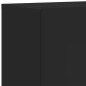 vidaXL Muebles de TV de pared 6 piezas madera de ingeniería negro vidaXL Muebles de TV de pared 6 piezas madera de ingeniería negro