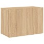 vidaXL Muebles de TV de pared 5 pzas madera de ingeniería roble Sonoma vidaXL Muebles de TV de pared 5 pzas madera de ingeniería roble Sonoma