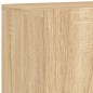 vidaXL Muebles de TV de pared 5 pzas madera de ingeniería roble Sonoma vidaXL Muebles de TV de pared 5 pzas madera de ingeniería roble Sonoma