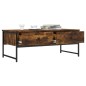 vidaXL Mesa de centro madera ingeniería roble ahumado 101x49x39,5 cm vidaXL Mesa de centro madera ingeniería roble ahumado 101x49x39,5 cm