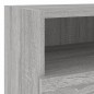 vidaXL Muebles de TV de pared 5 pzas madera de ingeniería gris Sonoma vidaXL Muebles de TV de pared 5 pzas madera de ingeniería gris Sonoma