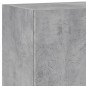 vidaXL Muebles de TV de pared 5 pzas madera ingeniería gris hormigón vidaXL Muebles de TV de pared 5 pzas madera ingeniería gris hormigón