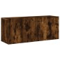 vidaXL Muebles de TV de pared 5 pzas madera ingeniería roble ahumado vidaXL Muebles de TV de pared 5 pzas madera ingeniería roble ahumado
