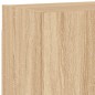vidaXL Muebles de TV de pared 4 pzas madera de ingeniería roble Sonoma vidaXL Muebles de TV de pared 4 pzas madera de ingeniería roble Sonoma